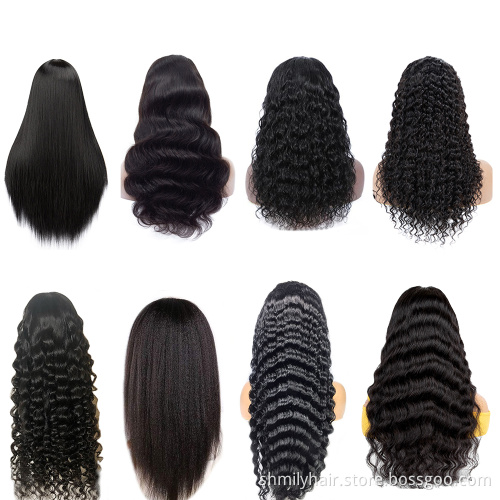 Peruvian Wigs Lace Front Virgin Human Hair Wet And Wavy Human Hair Wigs Wholesale Prices Cuticle Aligned HD Lace Wig Vendor